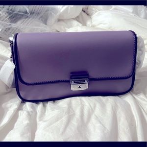 Michael Kors Bradshaw convertible shoulder bag in rare purple!